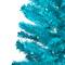 4ft. Pre-Lit Medium Turquoise Pine Artificial Christmas Tree, Clear Lights
